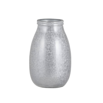 MICA staklena vaza Vendo Hurricane 18 cm siva