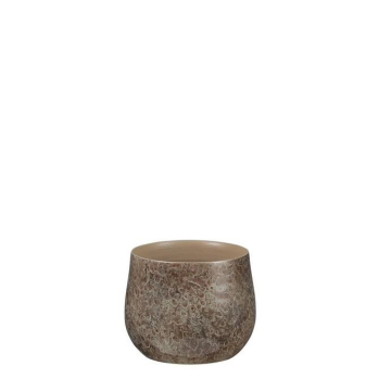 MICA Ukrasna Saksija OLIVER FI16CM Smeđa