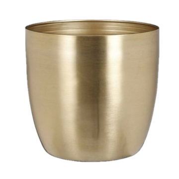 MICA ukrasna saksija Alando H19 cm fi20 cm zlatna