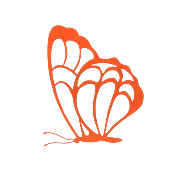 MICA viseća dekoracija narandžasti leptir 38cm