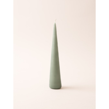 MICA svijeća konusna siva 25x5 cm