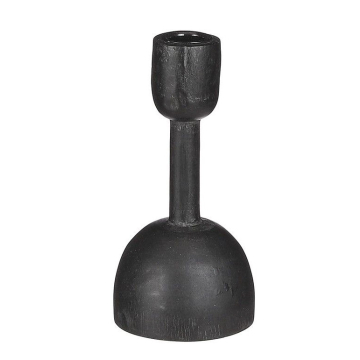 MICA svijećnjak crni Tartan 17 x 8,5 cm