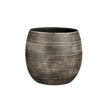 MICA saksija ukrasna Alentejo fi 27 cm crna