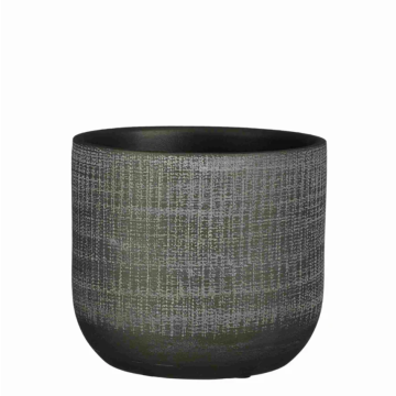 MICA saksija ukrasna Florian H18 cm fi 20 cm siva