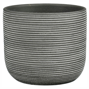 MICA saksija ukrasna Samuel h19 cm fi22 cm antracit