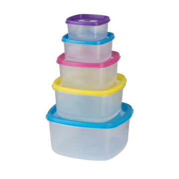 KUTIJE pvc sa poklopcem set 5/1