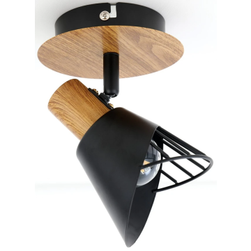 MICA spot lampa Madison 1 12x12x15,5 cm E14x1 crna