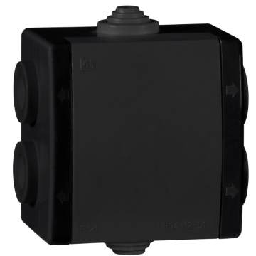 ALING Conel kutija R OG 6U PVC 80x80 IP54 crna power