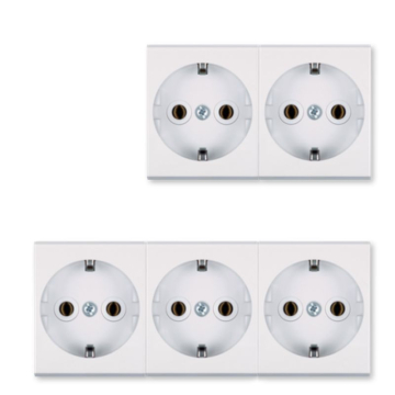 ALING CONEL utičnice dvije mf 16A