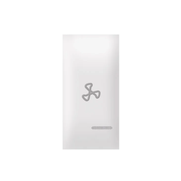 ALING Conel taster Exp 1M sa oznakom ventilacije i indikacijom bijeli