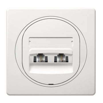 ALING Conel utičnica telefonska 2 pina RJ12 6/4 Cat3 EON bijela