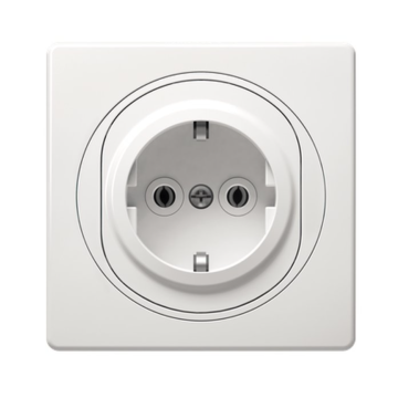 ALING Conel utičnica monofazna 16A polikarbonat EON bijela