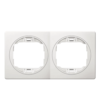 ALING Conel maska dvostruka horizontalna EON bijela sa bijelim nosačem