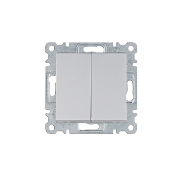 HAGER prekidač serijski Lumina siva