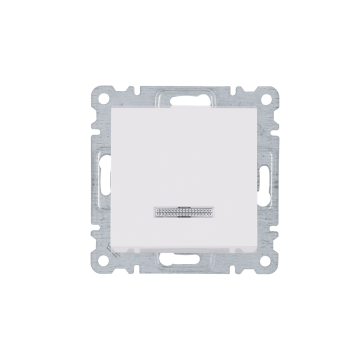 HAGER taster 1 komad normalno otvoren 10A/250V sa indikacijom