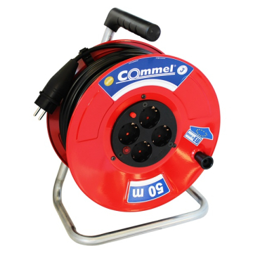 COMMEL motalica kablovska sa metalnim bubnjem 50m