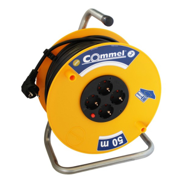 COMMEL motalica kablovska PVC bubanj 15m