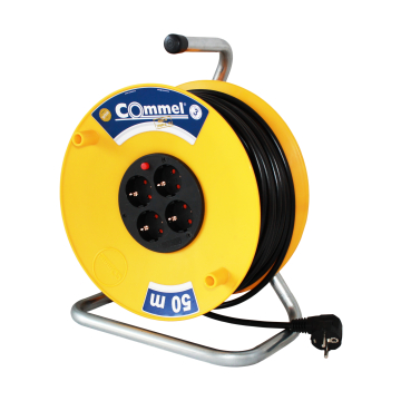 COMMEL motalica kablovska PVC bubanj 25m
