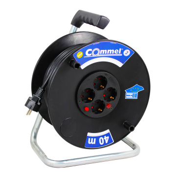 COMMEL motalica kablovska PVC bubanj 25m