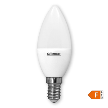 COMMEL sijalica LED svijeća C37 8W 6500K E14 806 lm