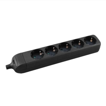 COMMEL priključnica prenosna podsklop 5U crna 16A/3680W
