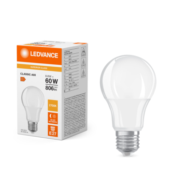 LEDVANCE LED CLA60 DS 8.8W/840 E27