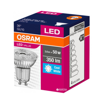 OSRAM sijalica led 3,6w 4000k gu10