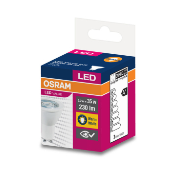 OSRAM sijalica LED GU10 3,2W 2700K