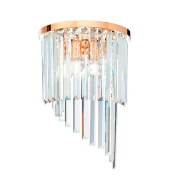 IDEAL LUX lampa zidna Carlton AP3 Gold