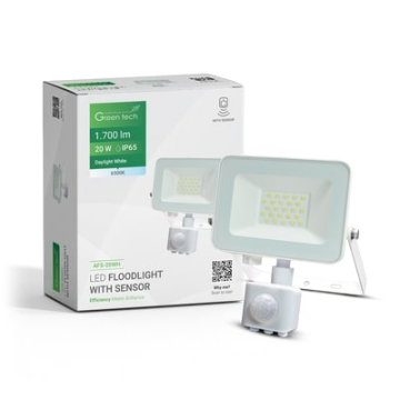 GREENTECH LED reflektor sa senzorom 20W bijeli