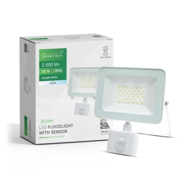 GREENTECH LED reflektor sa senzorom 30W bijeli