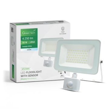 GREENTECH LED reflektor sa senzorom 50W bijeli