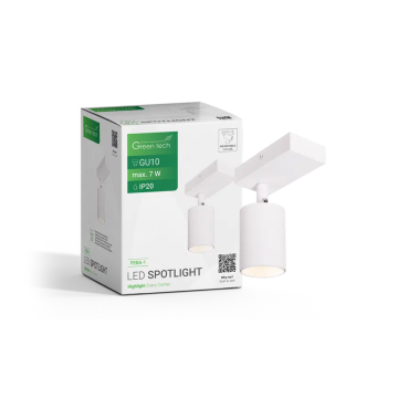 GREEN Tech svetiljka LED spot GU10x1 bijela FEBA1
