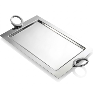 POSLUŽAVNIK inox 37x23 cm