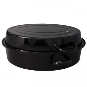 PEKAČ sa poklopcem emajlirani 36x27x14 cm