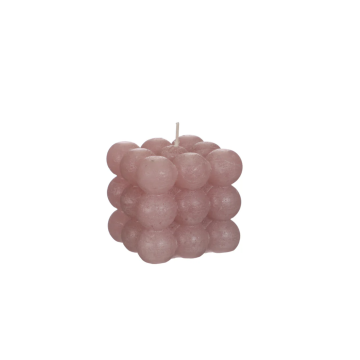 FORMATEKS svijeća Bubble ljubičasto roze 8cm