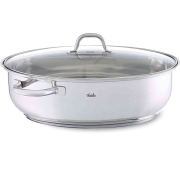 TAVA sa ručkama FISSLER ovalna 38cm