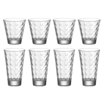 LEONARDO čaše za vodu Optic 5 + 3