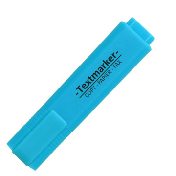 MARKER tekstmarker neon plavi sa kosim vrhom