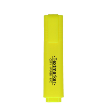 TEXTMARKER tekstmarker neon žuta sa kosim vrhom
