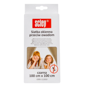 SCLEY Bijela mreža protiv komaraca 100x100 cm