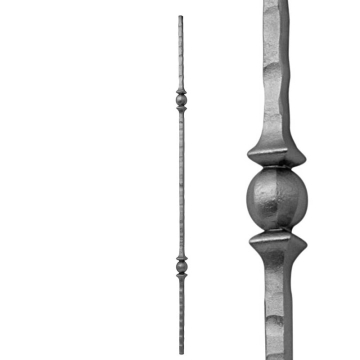 IND.I.A kovani element Q12/12mm l=1000mm 2 kugle