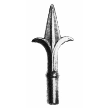 IND.I.A kovani element šiljak 130x54/13mm