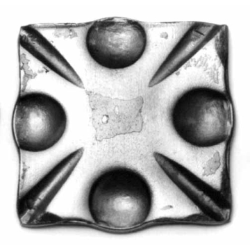 IND.I.A kovani element prihvatnik za zid 80x80x8mm