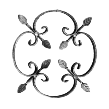 IND.I.A kovani element  20x4  Ø250mm