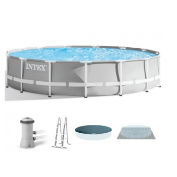 INTEX bazen sa pumpom 457x107cm Prism Frame