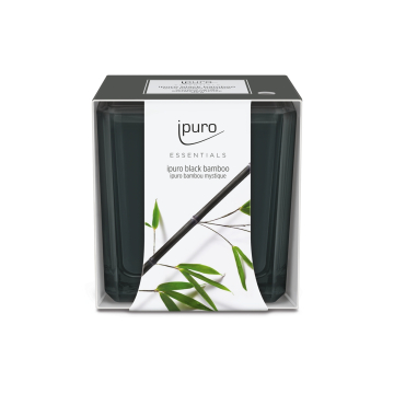 SVIJEĆA mirisna u čaši Ipuro Black Bamboo
