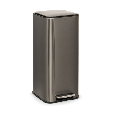 FIVE kanta za smeće Delta četvrtasta 30 L inox