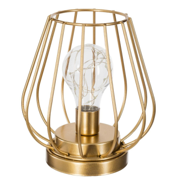 LAMPA stona Atmosphera Gold h17cm