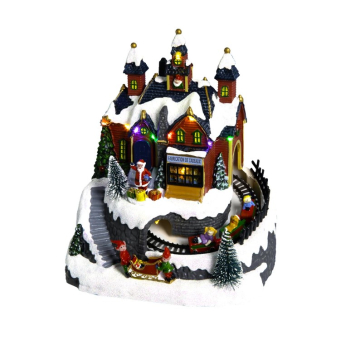 FÉÉRIC LIGHTS& CHRISTMAS figura kuća Deda Mraza